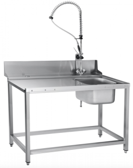 Стол предварительной мойки Abat СПМП-7-4 (210000808424) в ШефСтор (chefstore.ru)